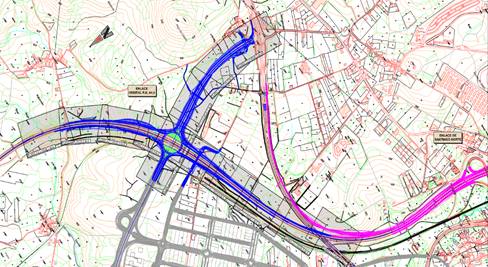 Fomento licita las obras del enlace Orbital de Santiago de Compostela