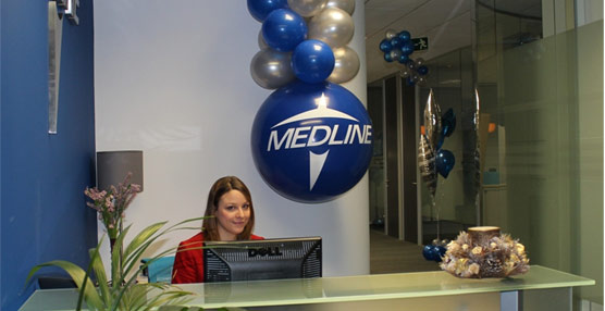 Recepción de la nueva sede para España y Portugal de Medline Iberia en el Parque Empresarial de San Fernando.