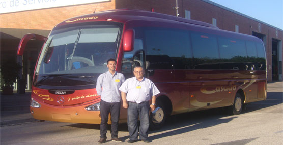 Microbuses y Taxis Casado incorpora un nuevo vehículo con chasis MBC Mercedes-Benz carrocería I4 de Irizar