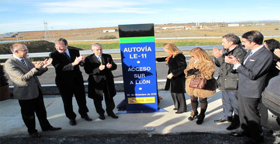 Ana Pastor inaugura la autovía LE-11 de acceso sur a León 'que beneficiará a los usuarios reduciendo los tiempos'