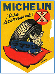 Michelin celebra los 60 años de la aparición de su neumático X Radial para camión, fabricado en 1952
