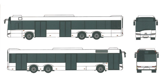 Solaris Bus Ibérica entrega ocho nuevas unidades Urbino 15 destinado a operar en el aeropuerto de Tenerife Sur
