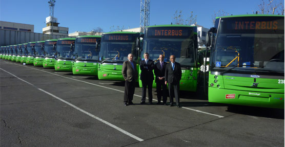 Volvo entrega 15 unidades de su modelo B7R carrozados por Sunsundegui a Interurbana de Autobuses S.A.