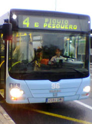Autobús en Santander.