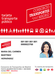 Nueva tarjeta sin contacto en Madrid.