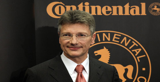 El presidente de la Junta Directiva de Continental, Elmar Degenhart.