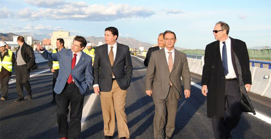 Reabierto al tráfico el puente de la autovía A-7 sobre la rambla de Béjar (Murcia) afectado por las últimas inundaciones