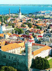 Casco antiguo de Tallín (Estonia).