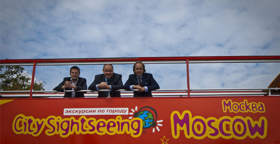 Bus de City Sightseeing Worldwide en Moscú.