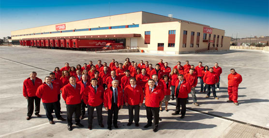 Trabajadores de la planta de Nobert situada en Valladolid.