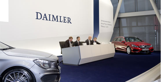 El grupo Daimler logra unos ingresos de 114.300 millones de euros y aumenta sus beneficios