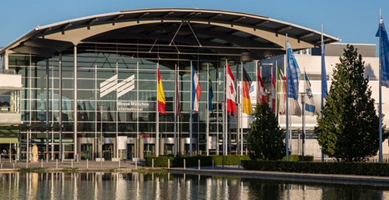 Messe München (Feria de Munich) es la sede Transport Logistics 2013.