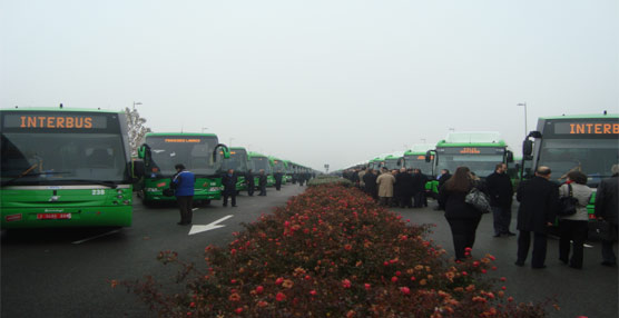 Los nuevos autobuses interurbanos de Madrid.