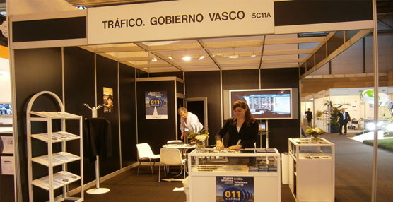 El stand del Gobierno Vasco en la edición 2011 de TRAFIC.