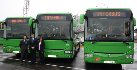 Interbús amplía su flota con tres nuevos Iveco crossway para ‘mejorar las líneas de transporte regular del norte de Madrid’ 