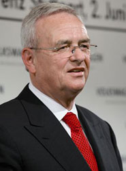 Presidente de Volkswagen, Martin Winterkorn.