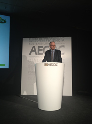 Peter Sorensen, director general de Arla Foods, durante su intervención.