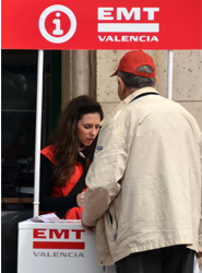 La Empresa Municipal de Transportes de Valencia informa a los ciudadanos sobre las modificaciones en Fallas