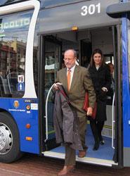 Los autobuses de Valladolid transportan 3,7 millones de pasajeros menos en 2012 en comparación con 2008