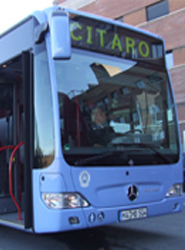 Uno de los autobuses Citaro de Mercedes-Benz que la compañía ha entregado a la empresa suiza.