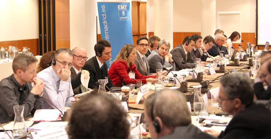 El comité de la UITP ha reunido en Madrid a 47 delegados de empresas de transporte urbano de Europa y Estados Unidos.