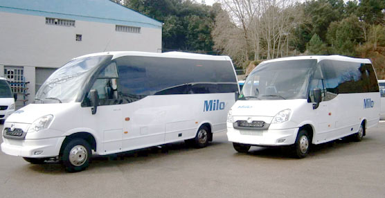 Autocares Milo adquiere dos microbuses Wing fabricadas por Indcar