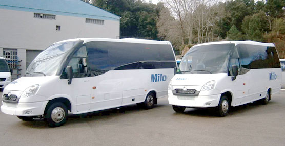 Autocares Milo adquiere dos&nbsp;microbuses Wing fabricadas por Indcar