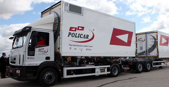 POLICAR  ha sido instalado en un Iveco Eurocargo de 16 toneladas y 300 CV. 