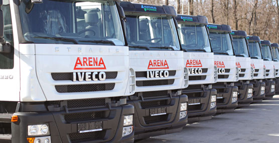 Los Stralis GNC de Iveco para la compañía petrolera búlgara Arena IT.