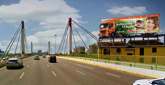 Campaña de Iveco y Nutela en las carreteras italianas.