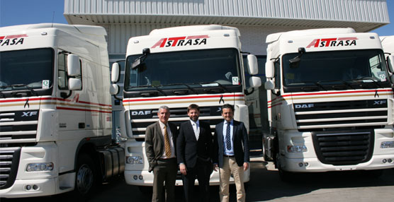 El grupo de transporte Astrasa adquiere 15 nuevos camiones DAF XF 105.460 para renovar su flota