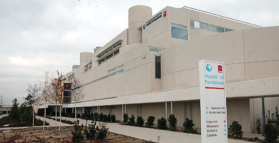 El Hospital de Fuenlabrada es uno de los centros elegidos para la instalación de las pantallas de información.