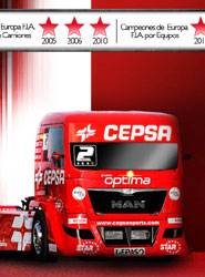 El CEPSA Truck Team arranca motores con dos circuitos nuevos, el de Navarra y el Red Bull Ring en Austria