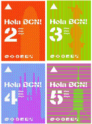 Imagen de los abonos 'Hola BCN!' de TMB