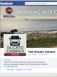 Fiat abre una fan page en Facebook para los conductores de su autocaravana Ducato Camper