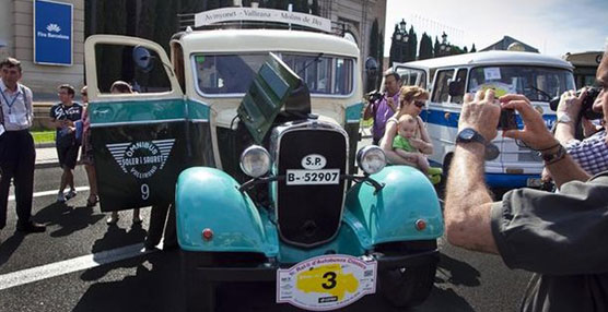 Comienza la Exposici&oacute;n y Rally Internacional de Autobuses Cl&aacute;sicos entre Barcelona y Caldes de Montbui