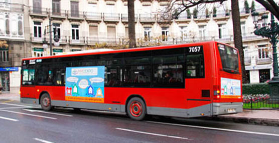 Un autobús de la EMT de Valencia.