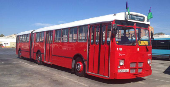 Una asociaci&oacute;n malague&ntilde;a dedicada a la restauraci&oacute;n de autobuses y tranv&iacute;as recupera un Pegaso de los a&ntilde;os setenta