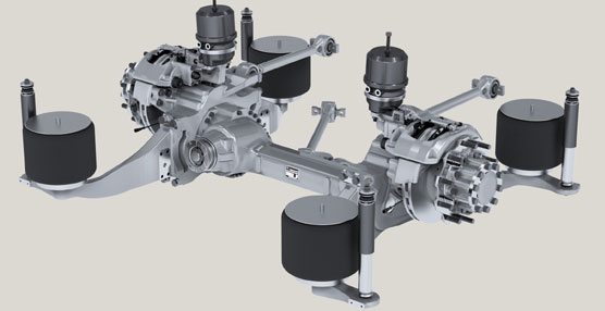 En todos los vehículos la energía de cambio de embrague se suministra por los sistemas de transmisión automáticos ZF.