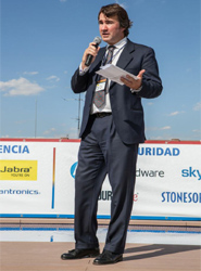 Borja Moreno durante su intervención.