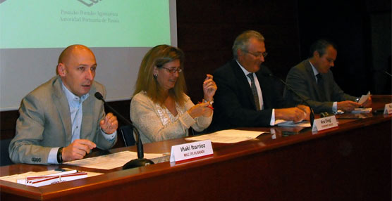 Un momento de la inauguración de la III Jornada Logística de Euskadi.