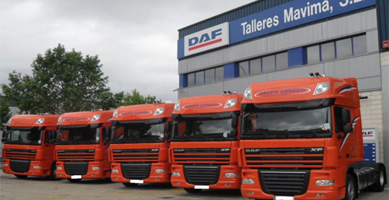 El operador riojano Grupo Arnedo renueva su flota de 120 vehículos con 10 unidades del modelo DAF XF 105