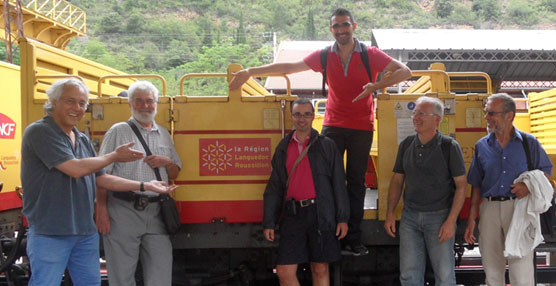 Represnetantes de las entidades PTP de Los Pirineos.