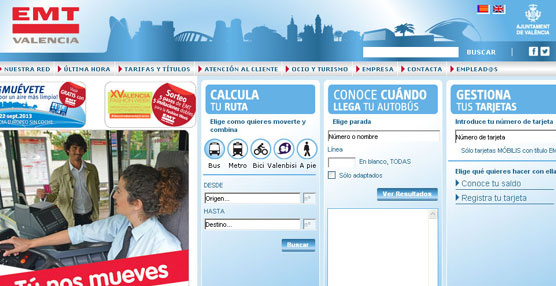 Cada día, más de 300 personas se descargan la APP de la Empresa Municipal de Transportes de Valencia