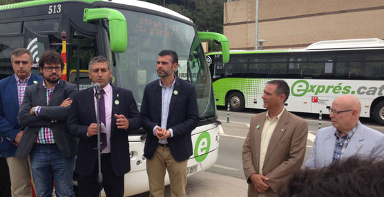 Presentación del bus exprés E7.