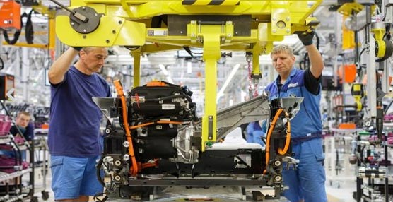 Primeras imágenes del proceso de fabricación del i3, que comenzó la semana pasada en Lepzig (Alemania)