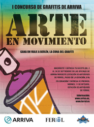 Arriva Noreste invita a sus usuarios a participar en su concurso &quot;Arte en Movimiento&quot; para ganar un viaje a Berl&iacute;n