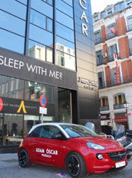 El Opel ADAM transportará a los clientes de los Hoteles Room Mate de Madrid y Barcelona