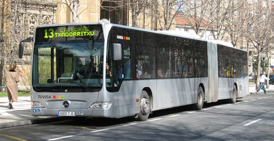 Tuvisa ampl&iacute;a a partir del lunes las l&iacute;neas 5 y 7 del transporte de Vitoria para dar servicio a los barrios de Borinbizkarra y Elejalde