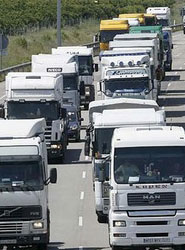 Transporte de mercancías por carretera.